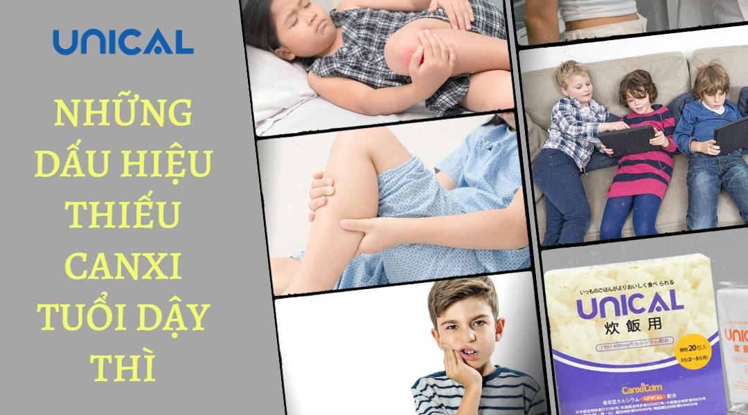 Những dấu hiệu thiếu canxi tuổi dậy thì