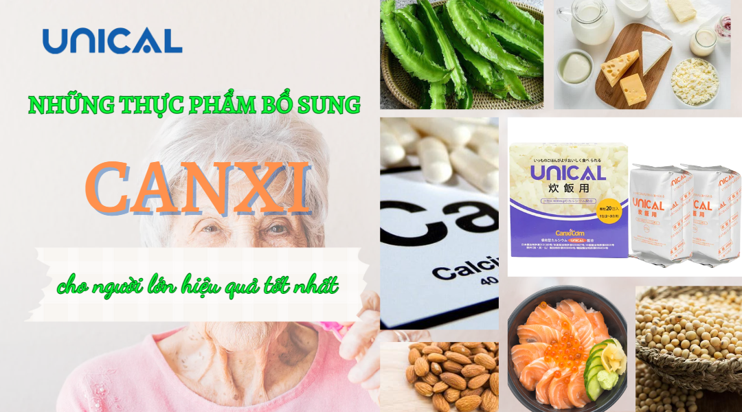Những thực phẩm bổ sung canxi cho người lớn hiệu quả tốt nhất