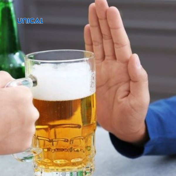 Không sử dụng S DiCanxi với đồ uống có cồn