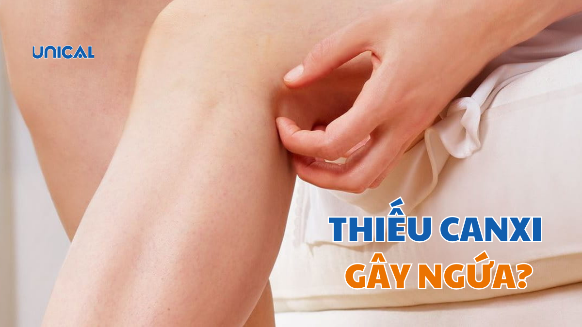 thiếu canxi có gây ngứa không