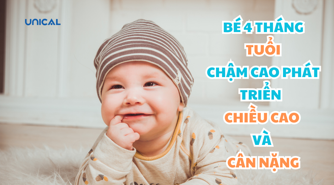 Bé 4 tháng tuổi chậm phát triển chiều cao vì sao
