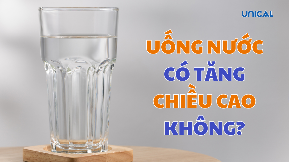 uống nước có tăng chiều cao không